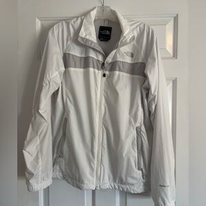 The North Face Women's Gray and White Jacket